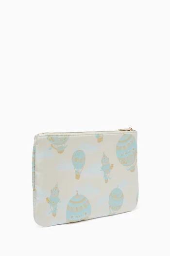 Hot Air Balloon Jacquard Pouch