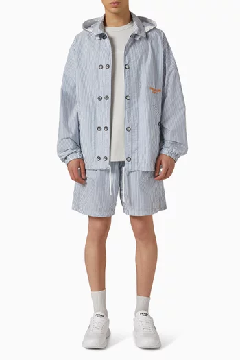 Coach Striped Jacket in Canvas