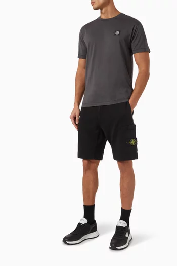 Logo Shorts in Cotton-fleece