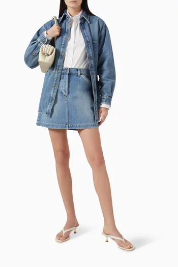 Mini Skirt in Denim