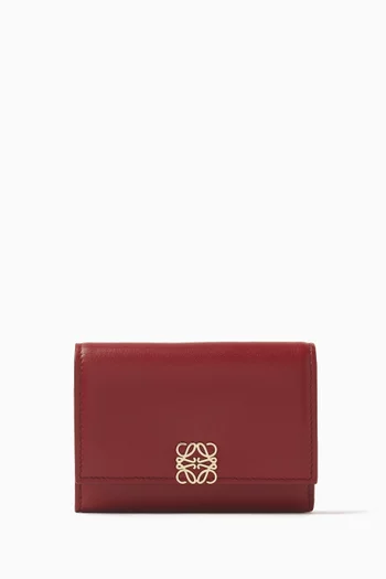 Small Anagram Wallet in Leather