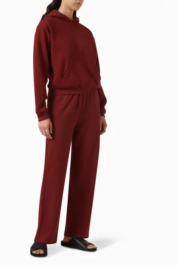 Cotton Fleece Classic Straight Leg Pants