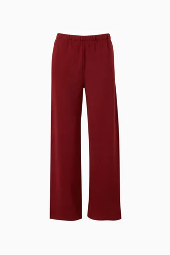 Cotton Fleece Classic Straight Leg Pants