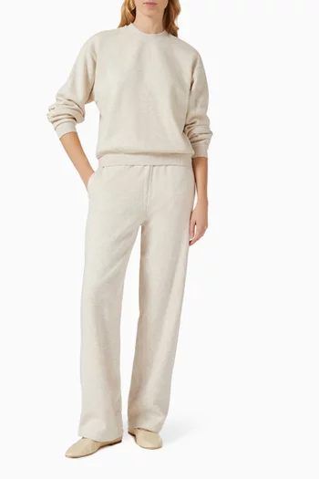 Cotton Fleece Classic Straight Leg Pants