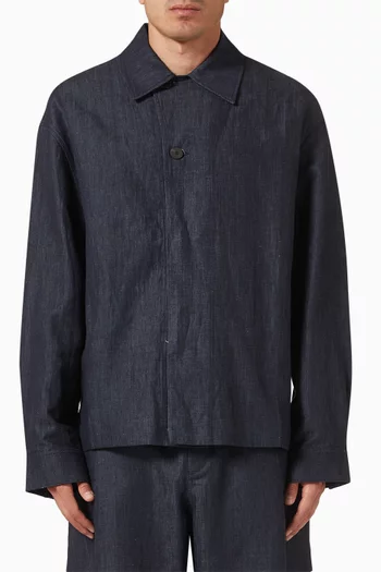 Rick Overshirt in Wool-blend