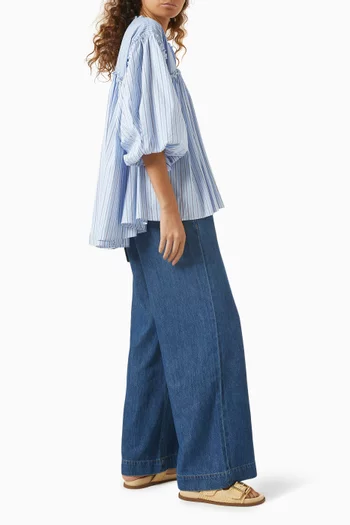Romantic Top in Cotton-blend
