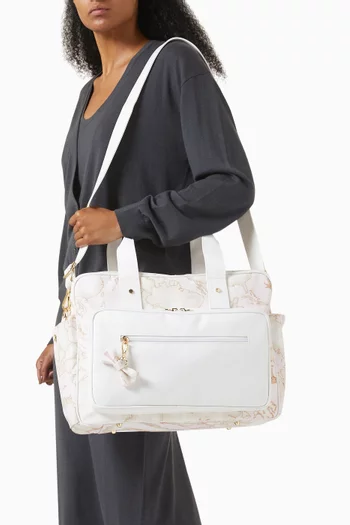 Logo Print Baby Changing Bag
