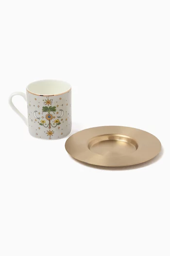 Nouri Espresso Cups & Saucers. Set of 6