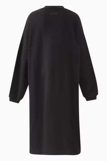 Logo Dress in Fleece