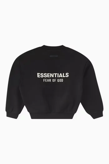 Chest Logo Sweatshirt in Fleece