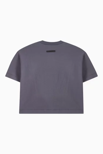 Crew Neck Logo T-shirt in Cotton-jersey