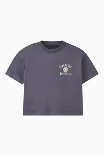 Crew Neck Logo T-shirt in Cotton-jersey