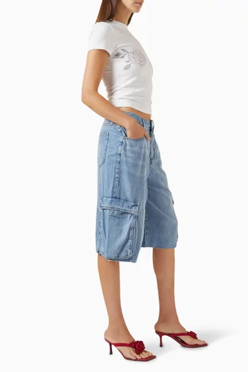 Cargo Shorts in Denim