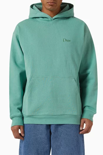Classic Small Logo Hoodie in Cotton