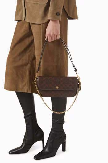 Brook Flap Shoulder Bag in Signature Canvas