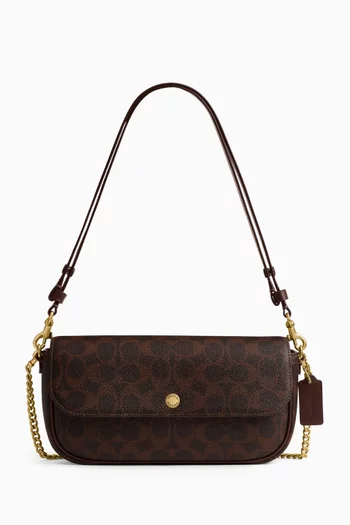 Brook Flap Shoulder Bag in Signature Canvas