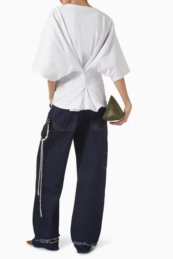 Doyle Draped T-shirt in Cotton