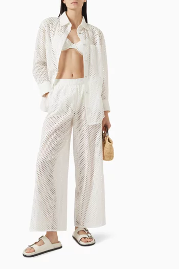 Eyelet Delaney Pants