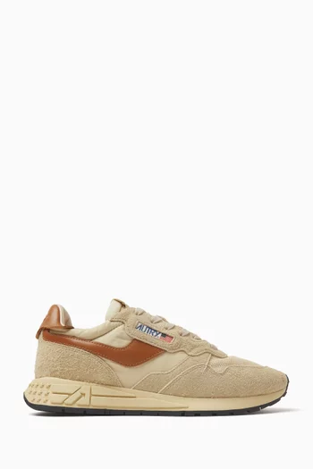 Reelwind Low-top Sneakers in Suede & Nylon