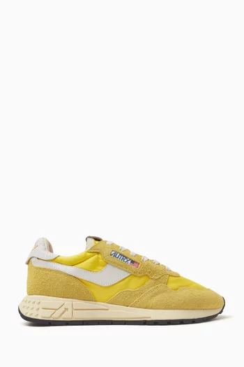 Reelwind Low-top Sneakers in Suede & Nylon