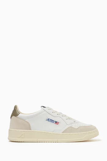 Medalist Low-top Sneakers in Leather & Suede