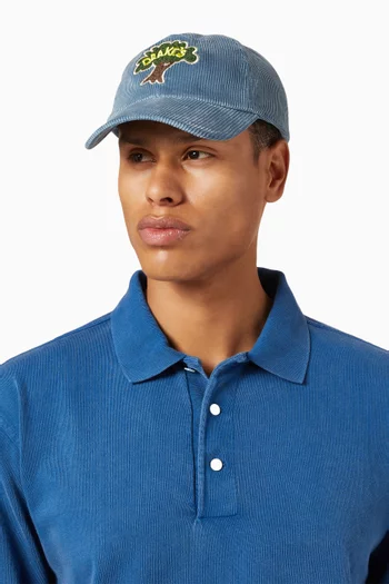 Tree Baseball Cap in Corduroy