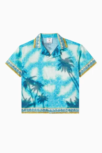Cuban Print Shirt in Cotton