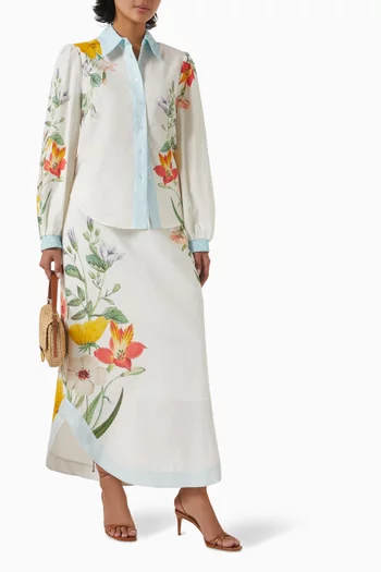 Rafferty Top in Linen & Cotton
