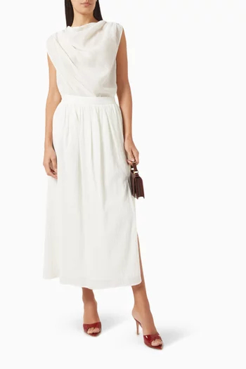 Faith Draped Top in Cotton