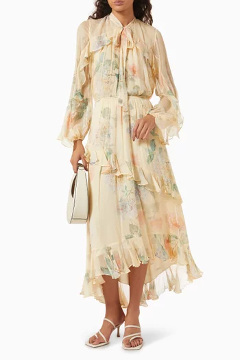 Illuminate Flutter Top in Viscose