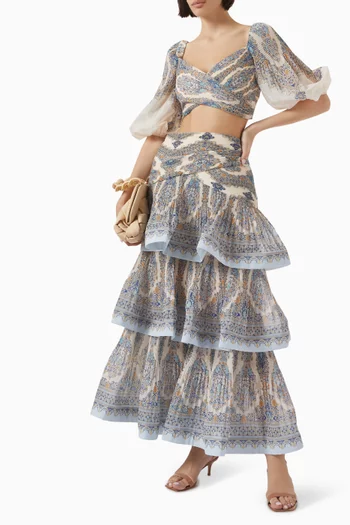 Pleated Crop Top