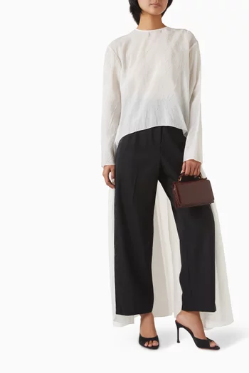 Sienna Top in Crepe Back Satin