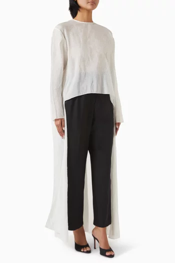 Sienna Top in Crepe Back Satin
