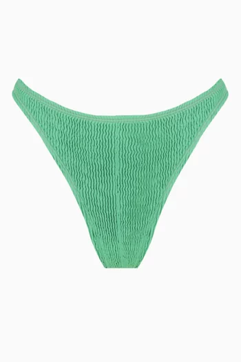 Channel Bikini Briefs in Stretch Nylon