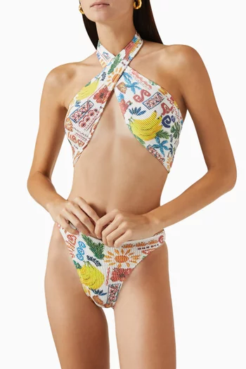 Willow Kini Bikini Top in Stretch Nylon