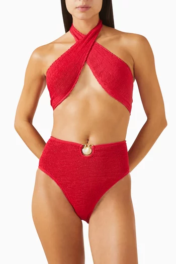 Willow Kini Bikini Top in Stretch Nylon