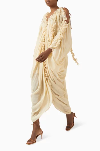 Illuminate Draped Maxi Dress