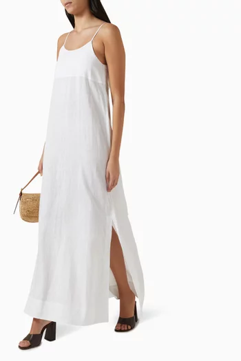 Leiden Cami Maxi Dress in Organic Linen