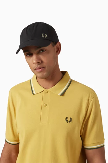Classic Logo Cap in Cotton Piqué