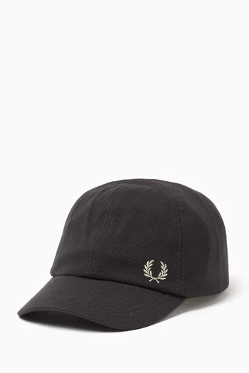Classic Logo Cap in Cotton Piqué