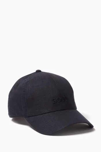 Zed Logo Cap in Linen