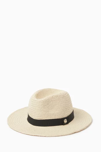 Ysabel Panama Hat in Raffia