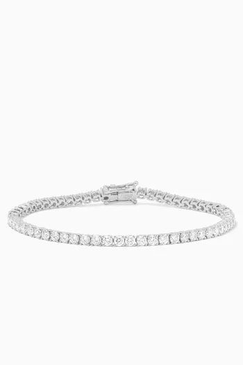 Diamond Tennis Bracelet in 18kt White Gold