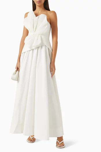 Sageston Pleated Gown