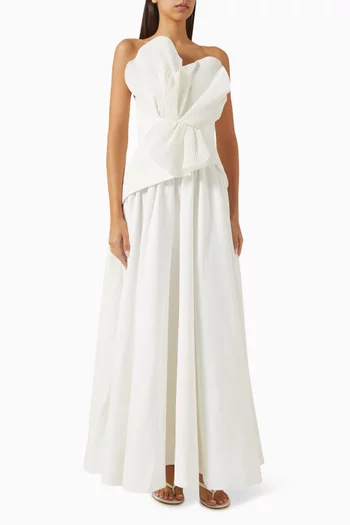 Sageston Pleated Gown