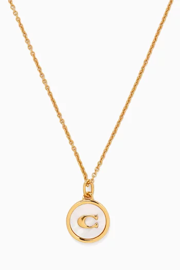 Coin Short Pendant Necklace