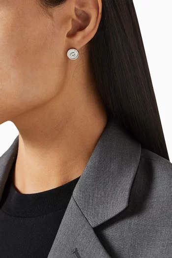 Coin Stud Earrings