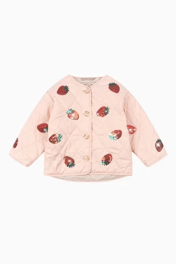 Strawberry Embroidered Jacket
