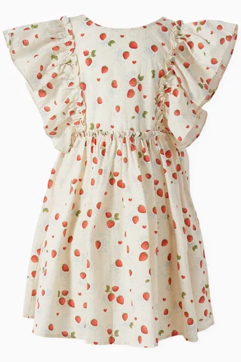 Evie Bow Dress in Organic Cotton