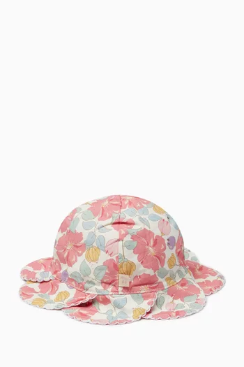 Coeur Scallop Sun Hat in Organic Cotton
